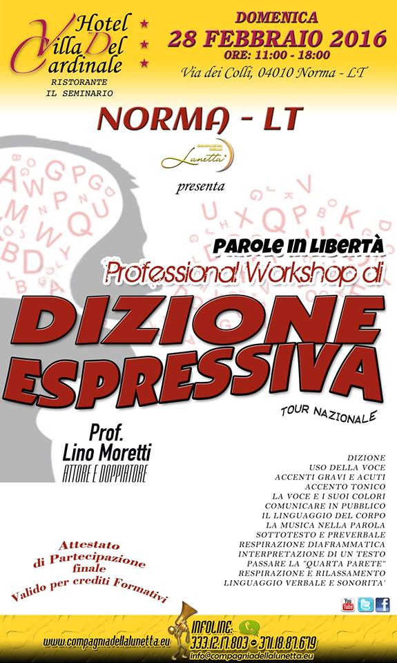 WORKSHOP NORMA DIZIONE ESPRESSIVA